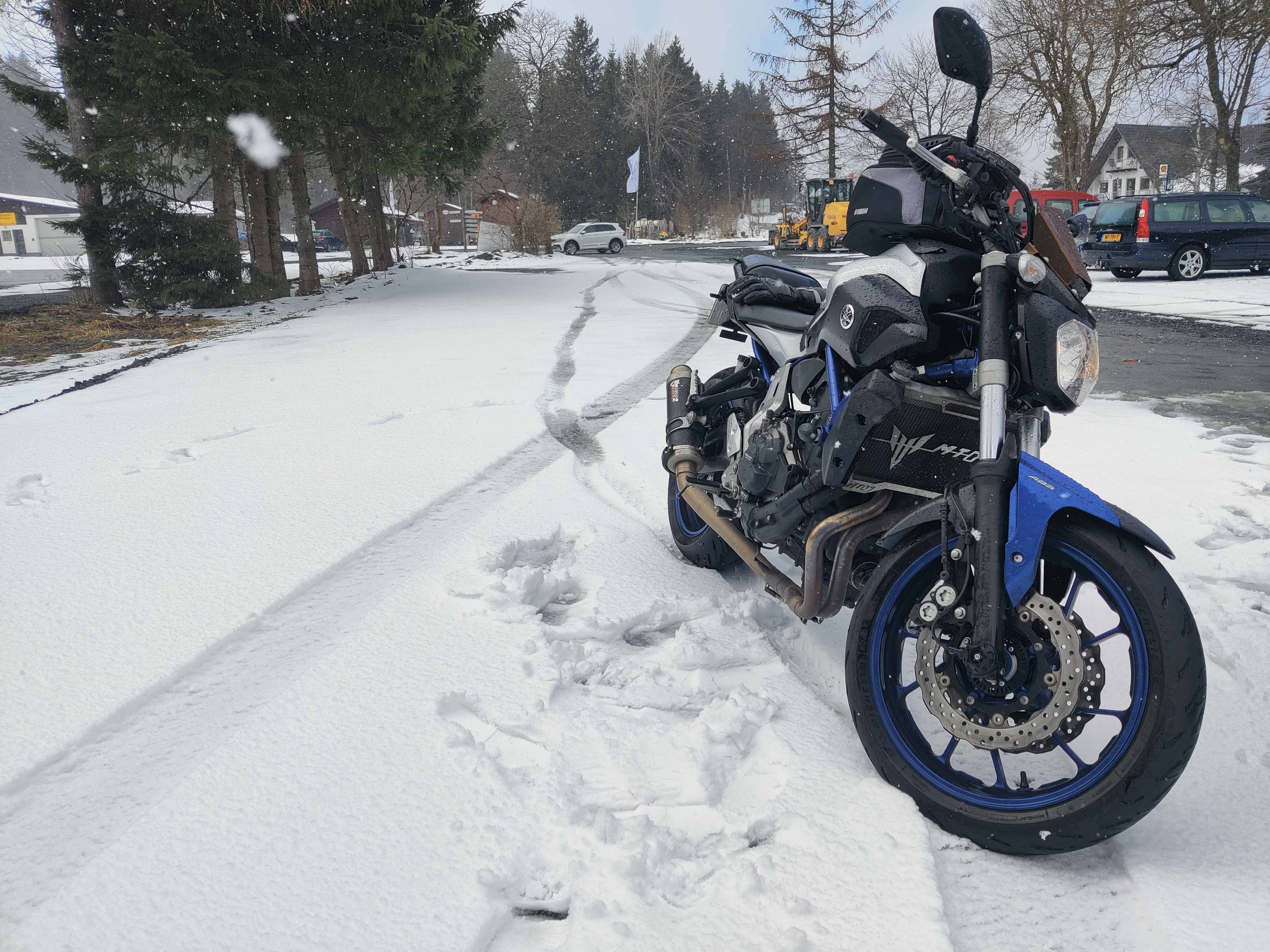 My Yamaha MT-07 in Winterberg