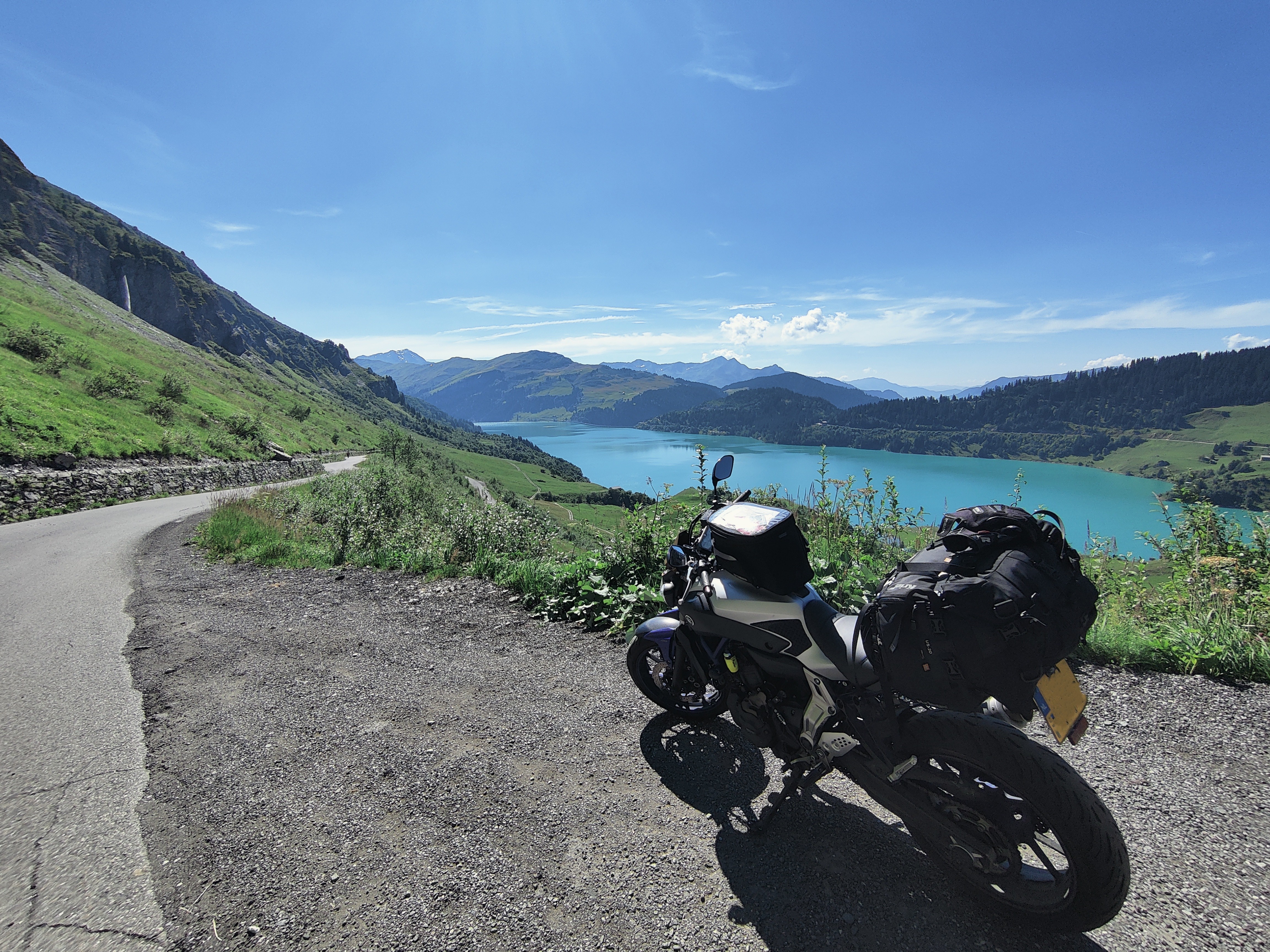 My Yamaha MT-07 in Beaufort - France